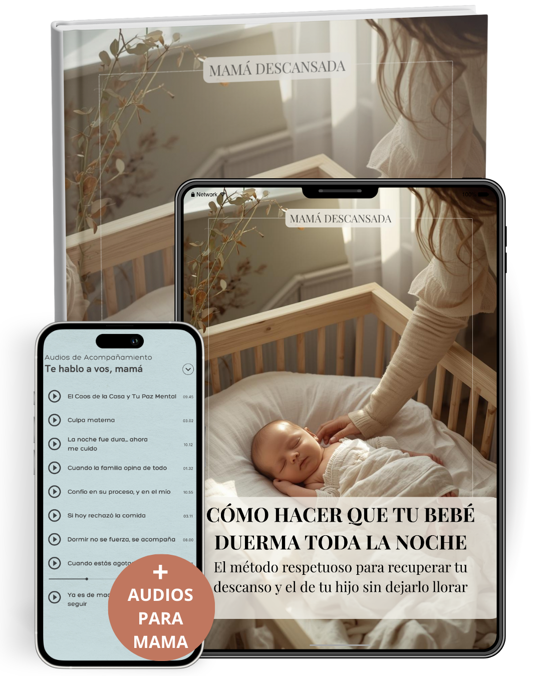 Kit Mamá Descansada: Programa de Sueño + Botiquín Emocional con Audios